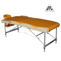 Массажный стол DFC Nirvana Elegant Premium, оранжево-бежевый (оrange/beige)